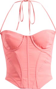 Mistress Rocks Halter Corset Top