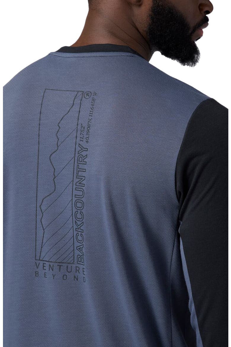 Slickrock Drirelease Long-Sleeve Tech T-Shirt - Men's, Alternate, color, Black/Turbulence
