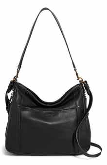 AMERICAN LEATHER CO. Austin Convertible Leather Shoulder Bag