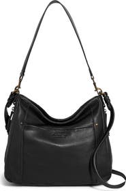 AMERICAN LEATHER CO. Austin Convertible Leather Shoulder Bag