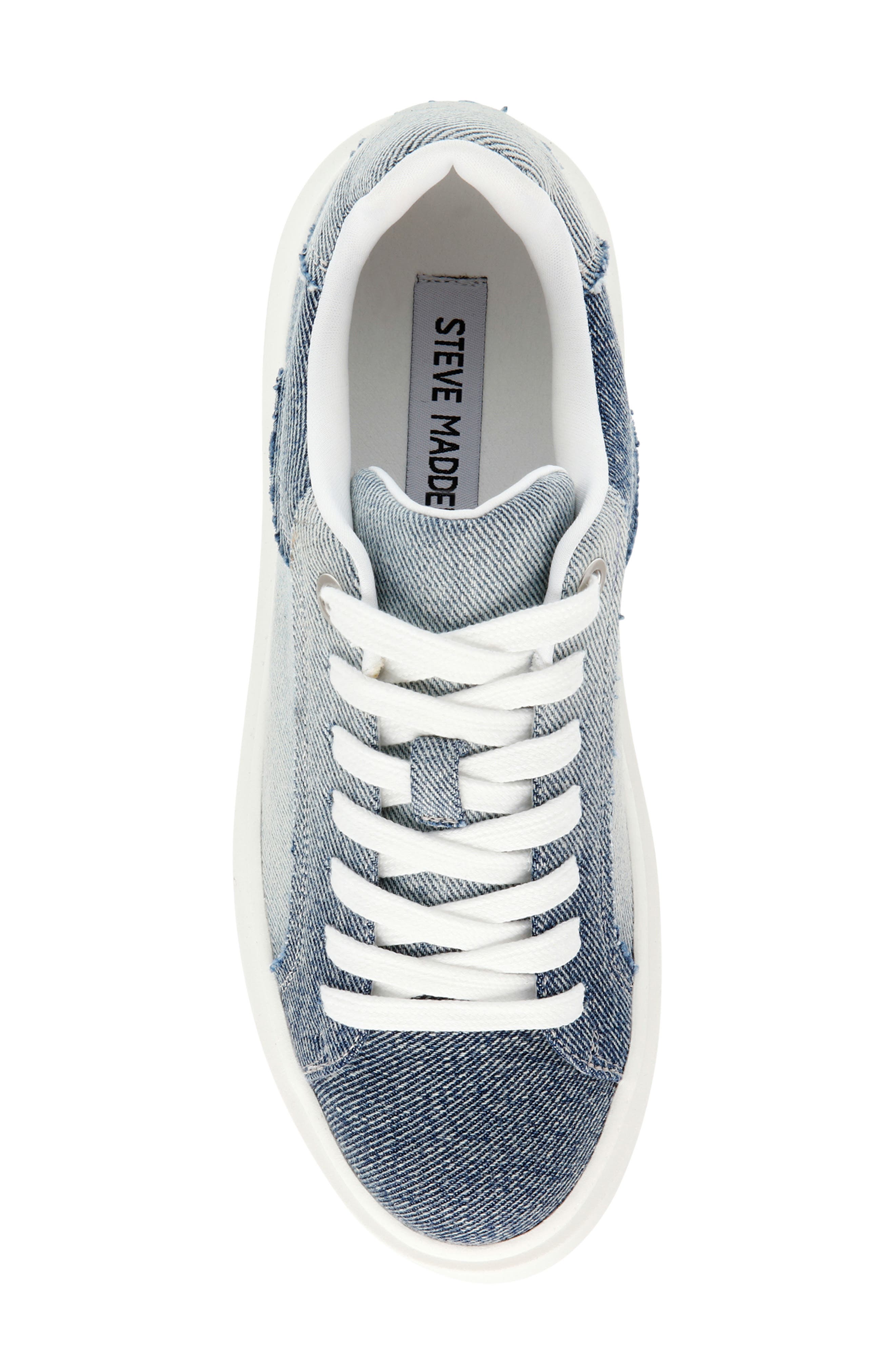 Charlie Platform Sneaker, Alternate, color, DENIM