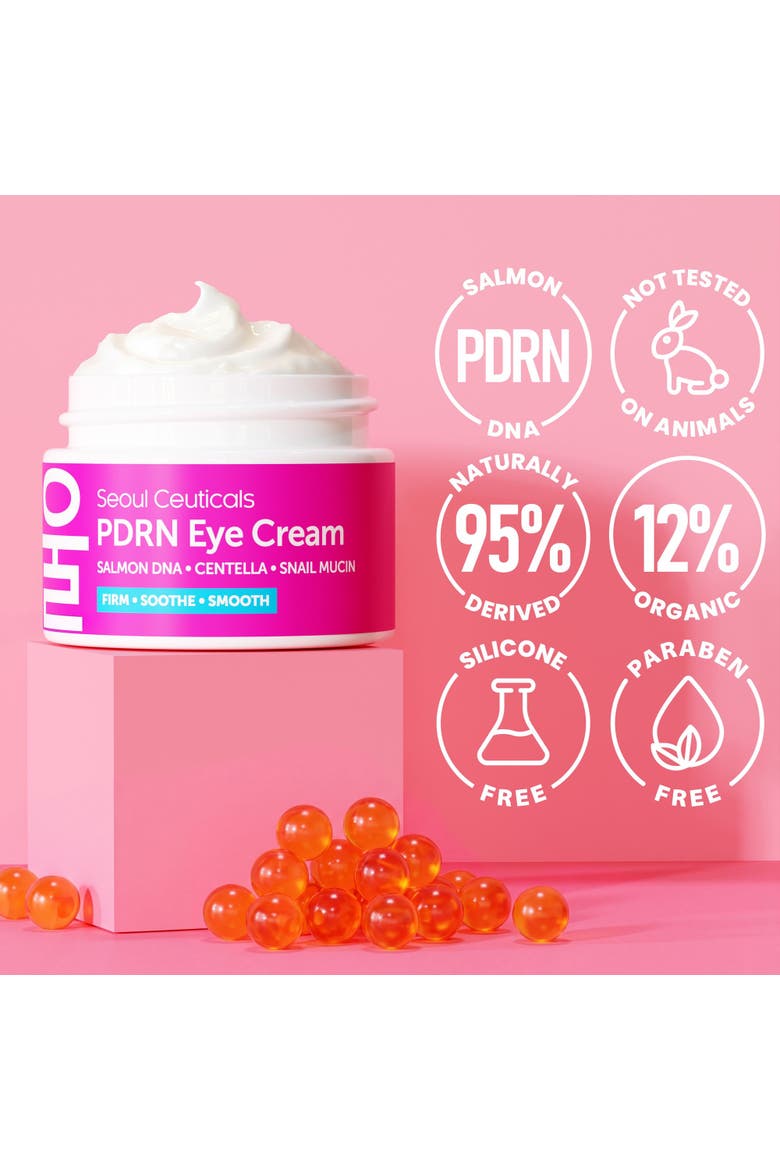 Korean PDRN Salmon DNA Eye Cream, Alternate, color, White