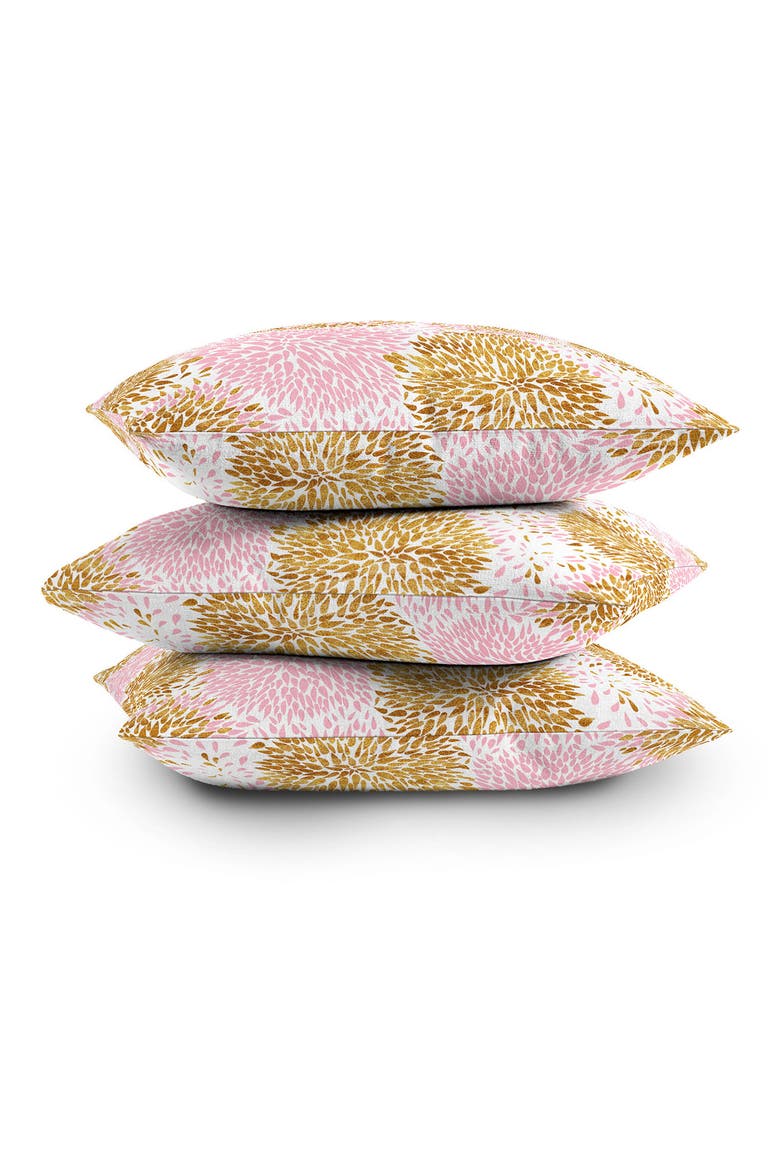Marta Barragan Camarasa Abstract Flowers Square Throw Pillow, Alternate, color, MULTI