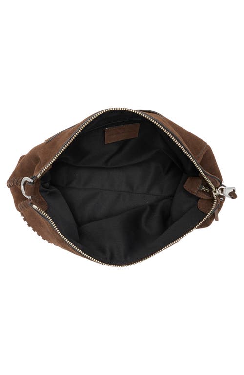 Rebecca Minkoff Darren Whipstitch Shoulder Bag In Brown