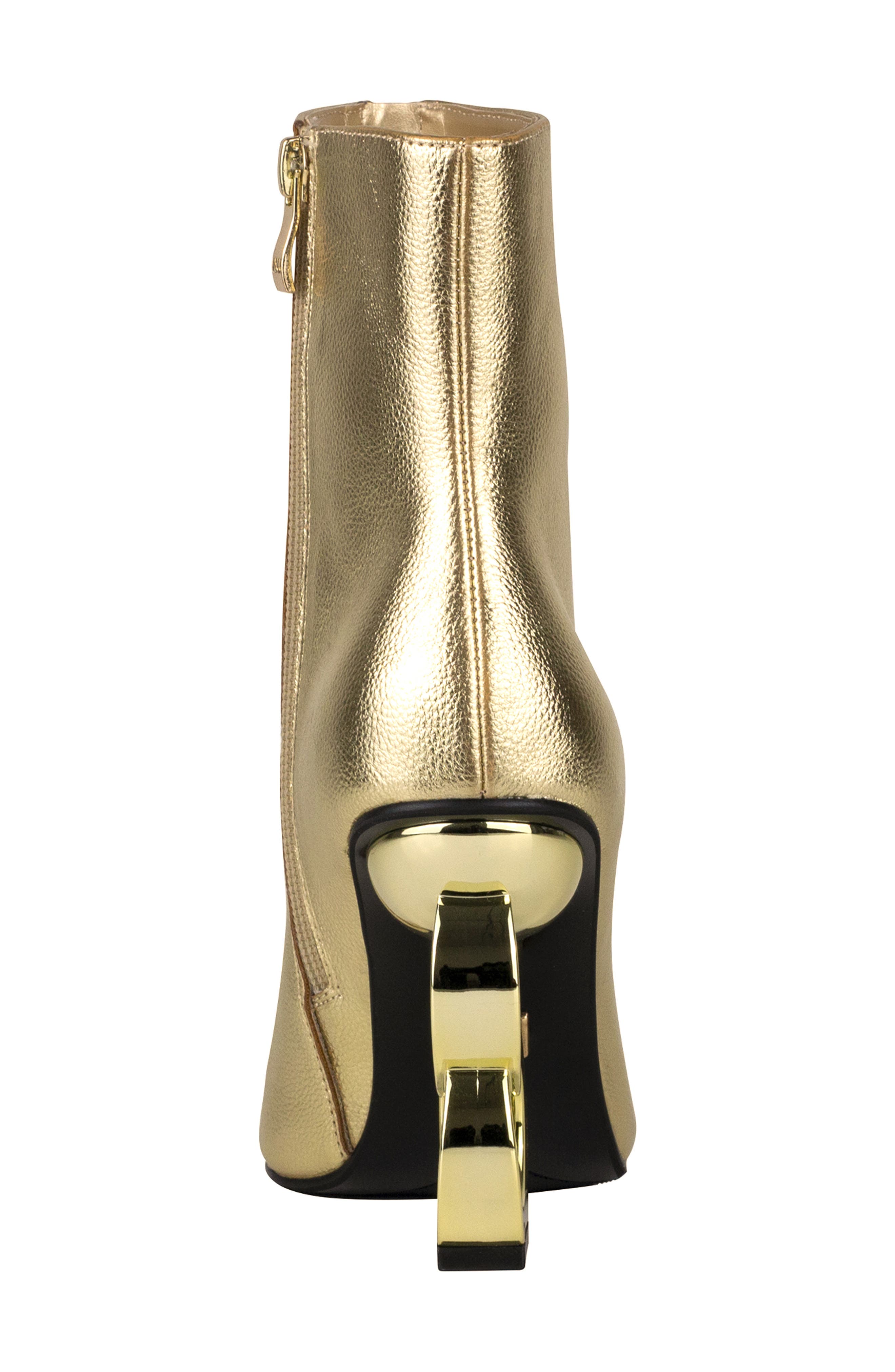 NINETY UNION Lovely Zipper Boot, Alternate, color, Gold