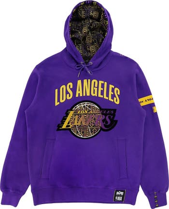 New LA Los deals Angeles Lakers Hoodie Purple Mens Large