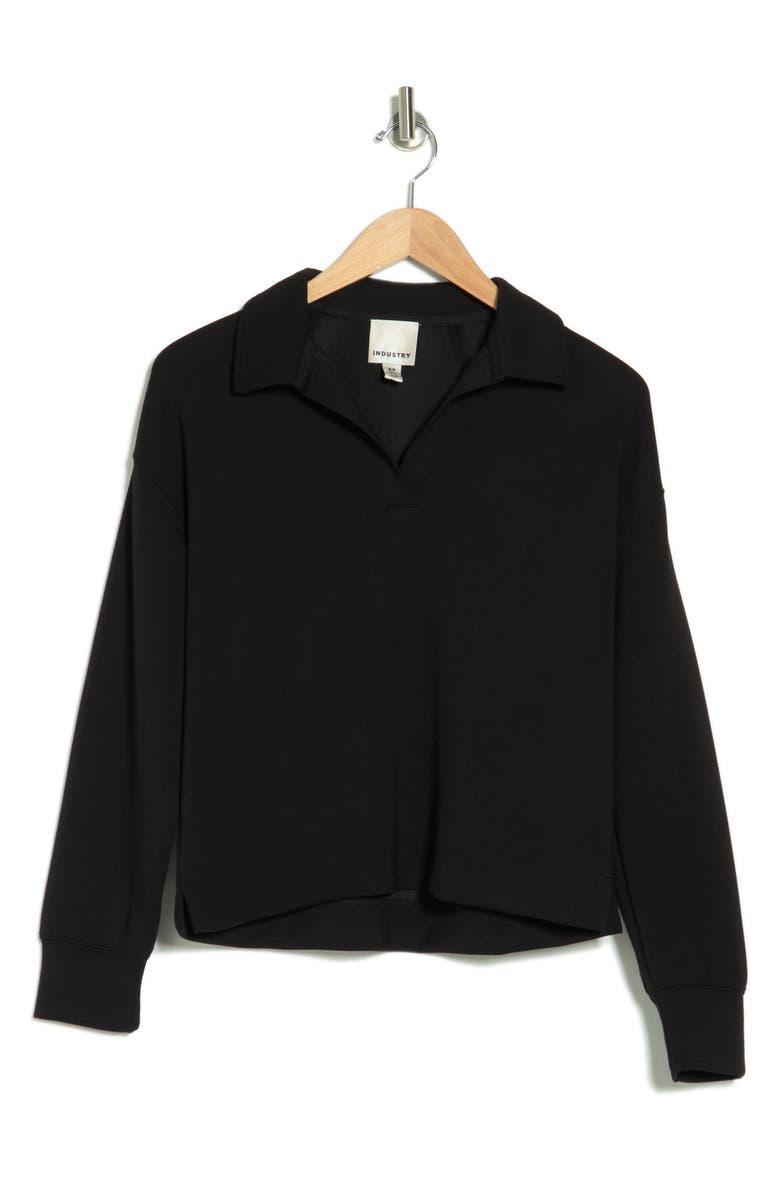 INDUSTRY REPUBLIC CLOTHING Collared Scuba Sweater, Alternate, color, 