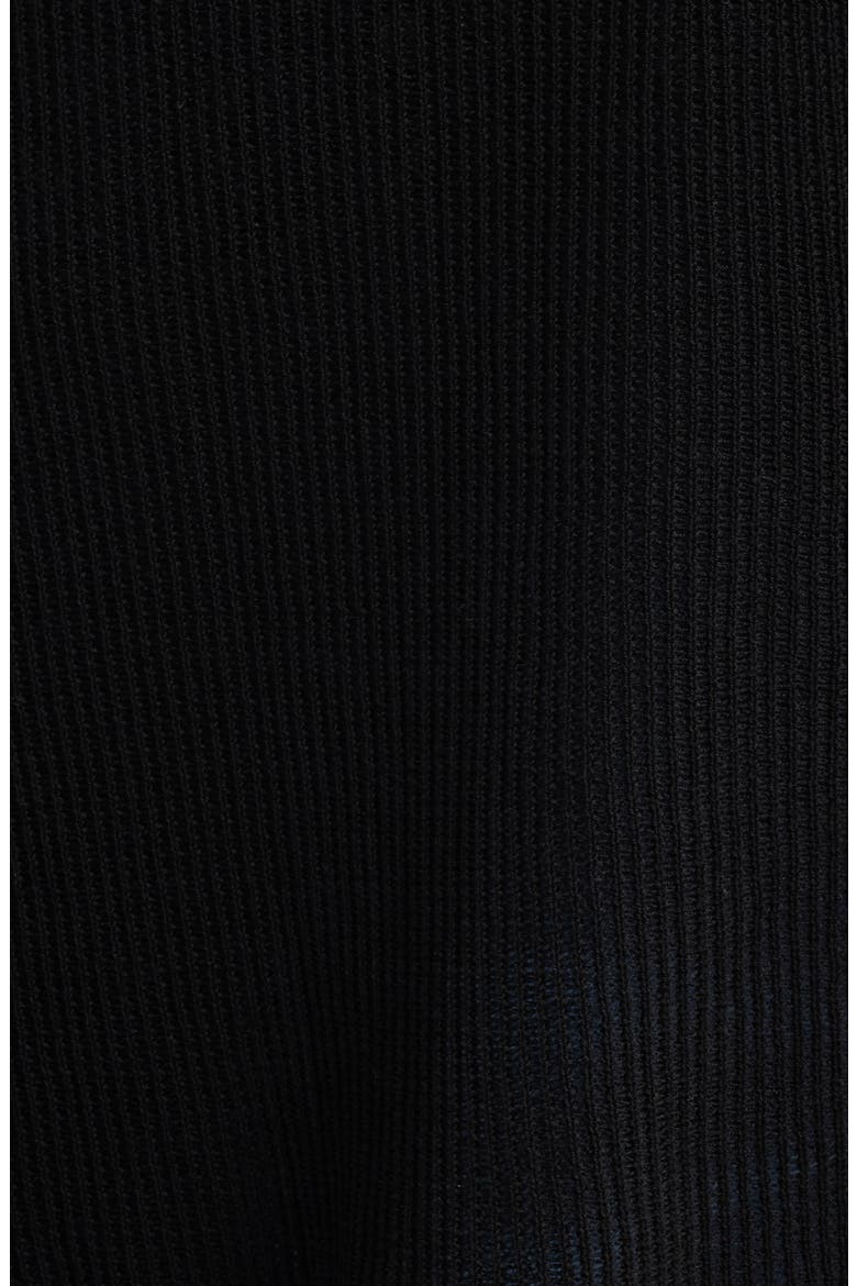 The Varsity Tipped Cardigan, Alternate, color, BLACK MULTI