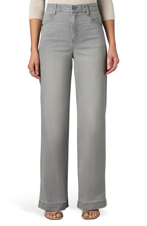 Gracie Skyrise Double Side Seam Wide Leg Jeans