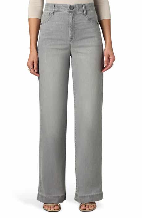 Gracie Skyrise Double Side Seam Wide Leg Jeans