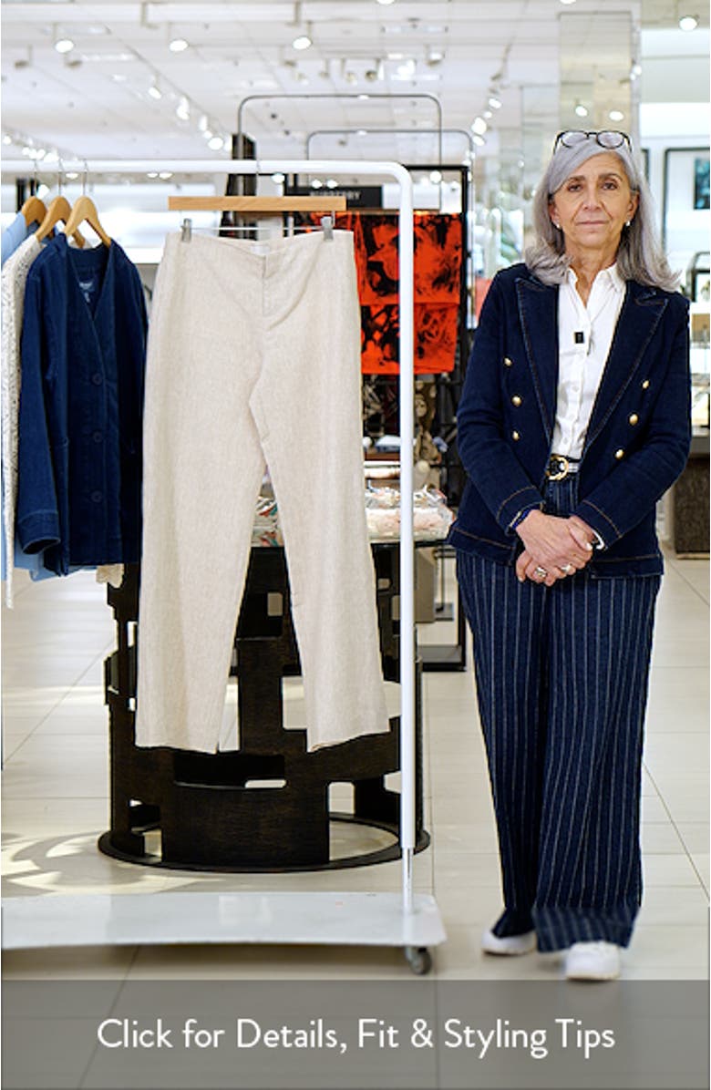 Vida Low Rise Linen Pants, sales video thumbnail