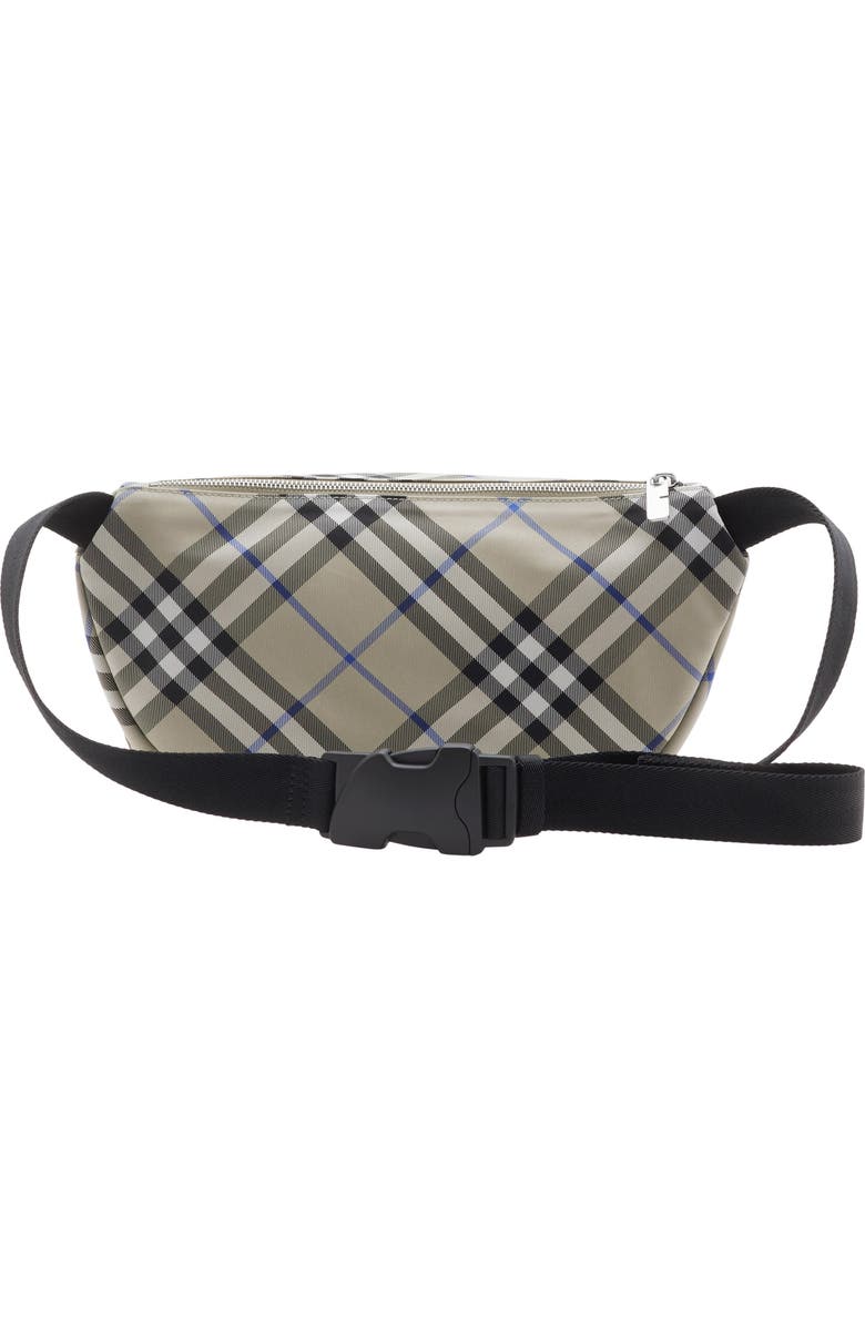 Burberry Check Belt Bag, Alternate, color,