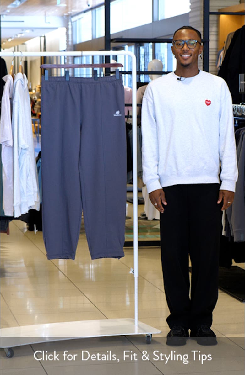 Made in USA Core Cotton French Terry Sweatpants, sales video thumbnail