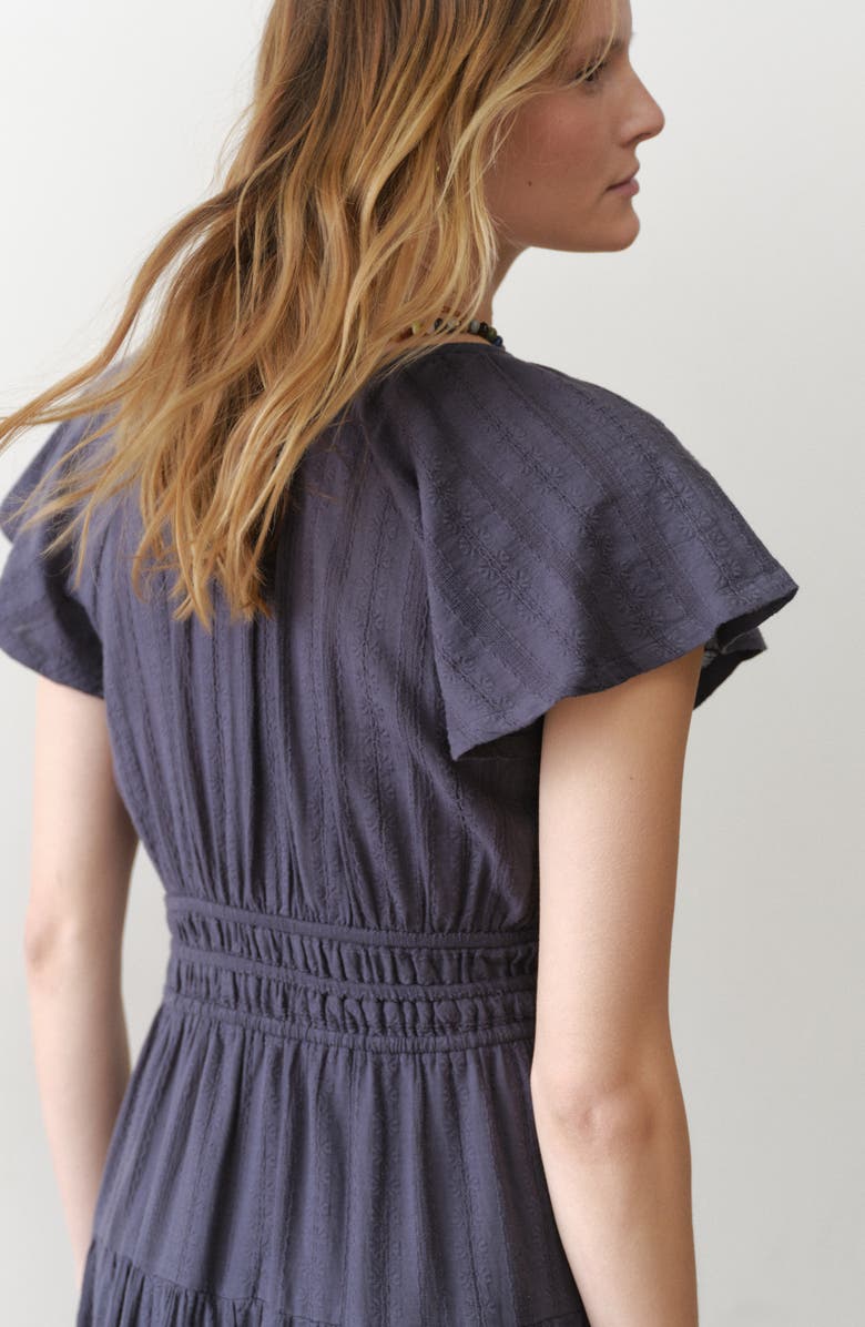 Marine Layer Skye Cotton Midi Dress, Alternate, color, Indigo