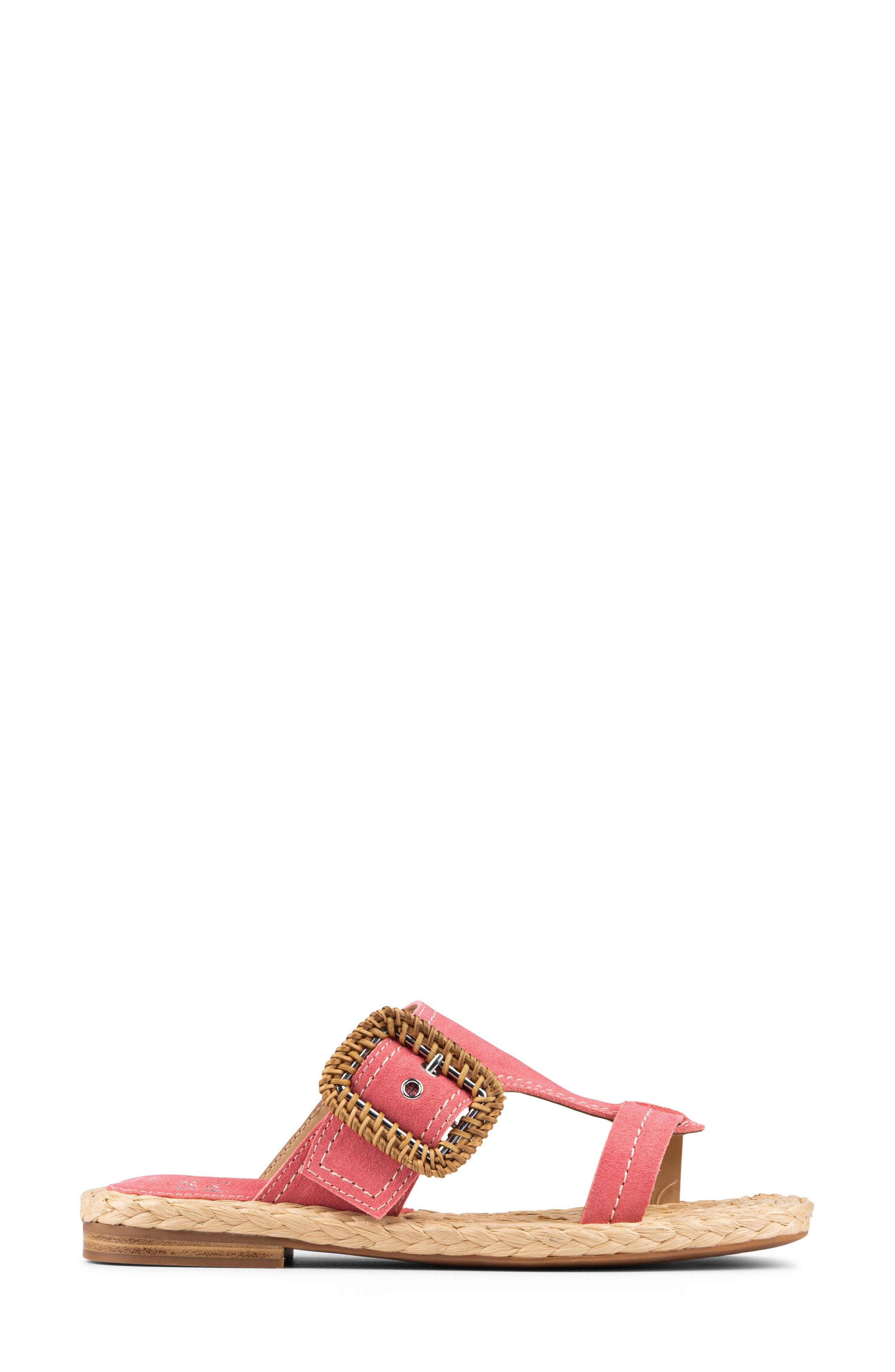 Hilari Leather Slide Sandal, Alternate, color, PINK