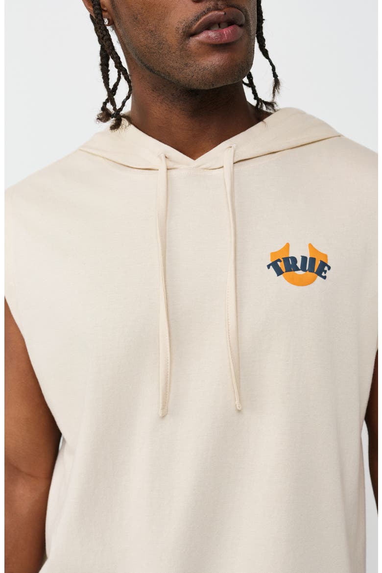 Buddha Circcular Hooded Tank, Alternate, color, FOG