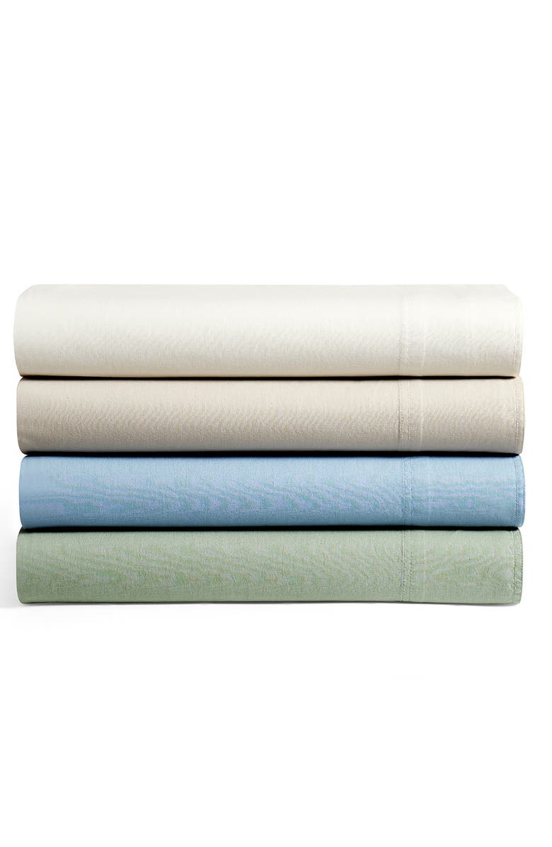 DKNY Vintage Washed Cotton Sheet Set, Alternate, color, Khaki