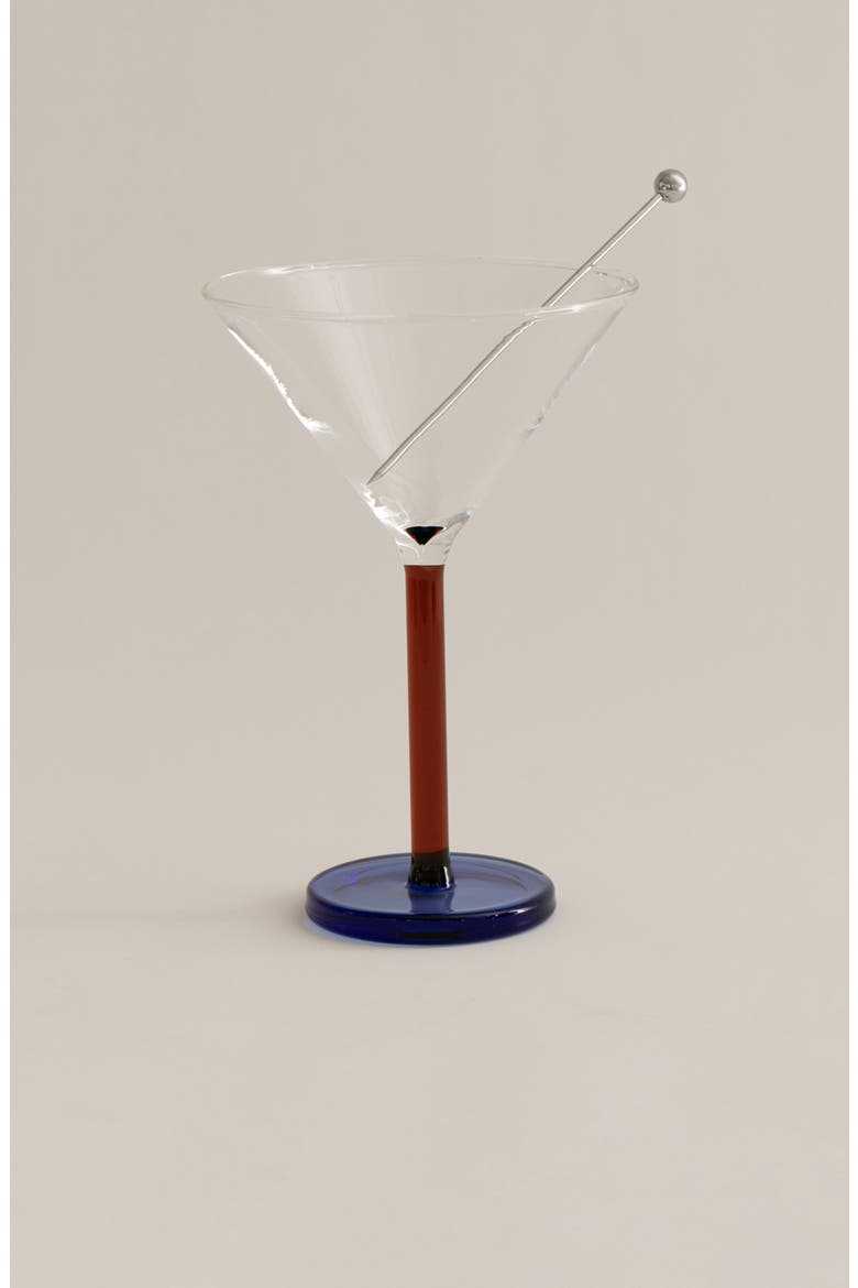 Piano Set of 2 Martini Glasses with Skewers, Alternate, color, DIZZY