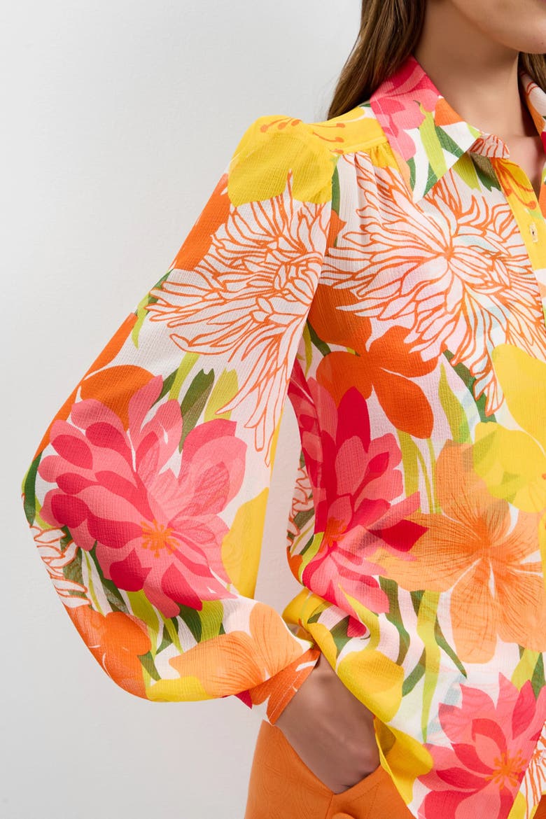 Monte Balloon Sleeve Top, Alternate, color, Como