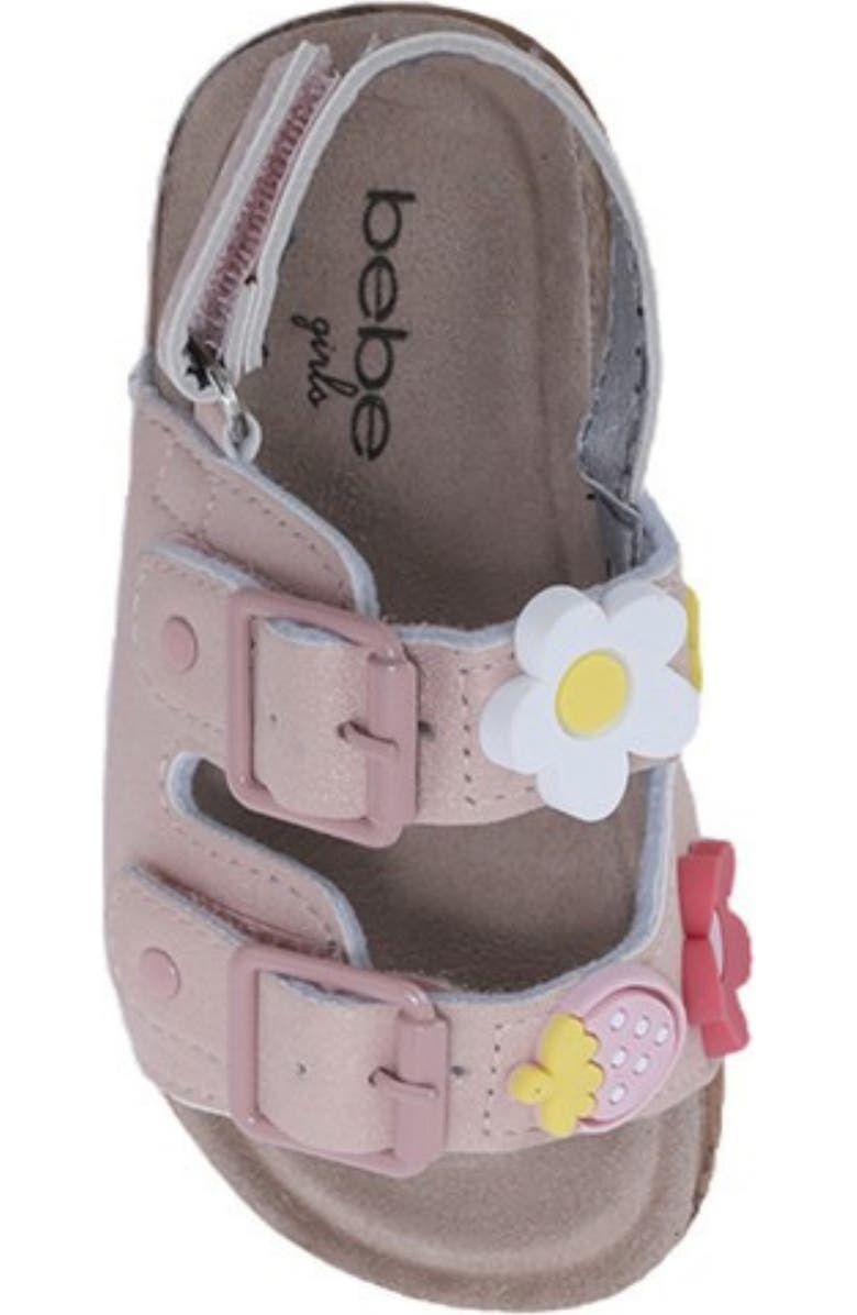 bebe Flora Sandal, Alternate, color, Light Pink