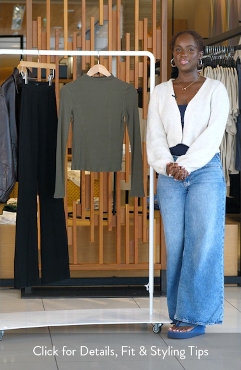 Henrietta Long Sleeve Rib Top, sales video thumbnail