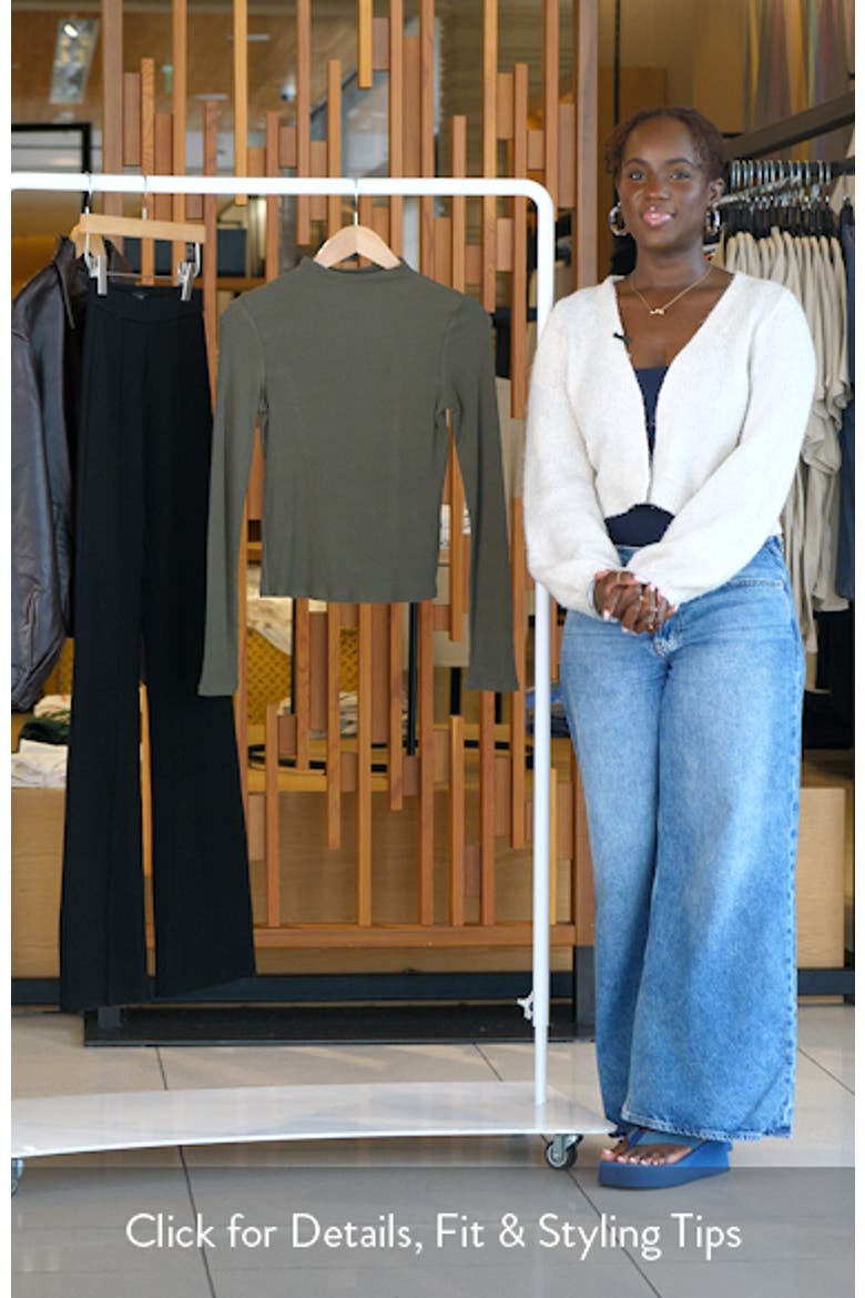 Henrietta Long Sleeve Rib Top video