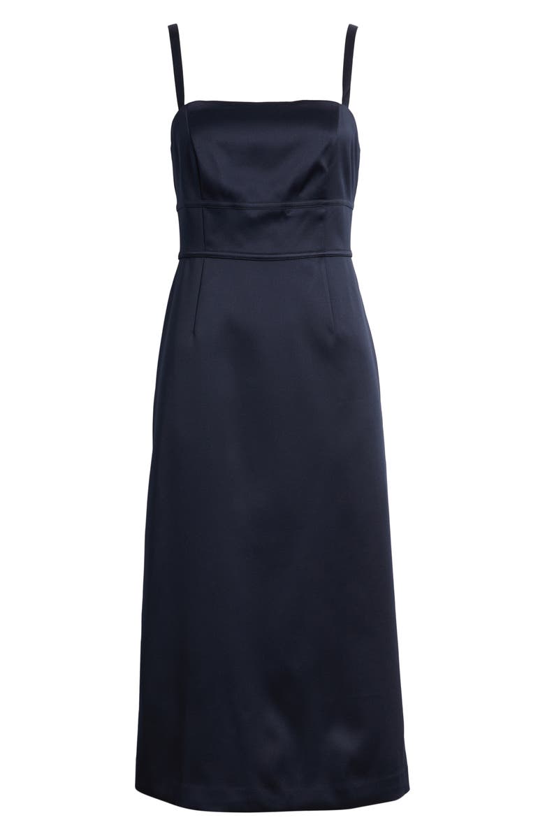 Chelsea28 Square Neck Column Cocktail Dress, Alternate, color, Navy Night