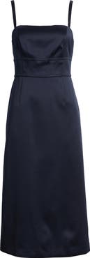 Chelsea28 Square Neck Column Cocktail Dress
