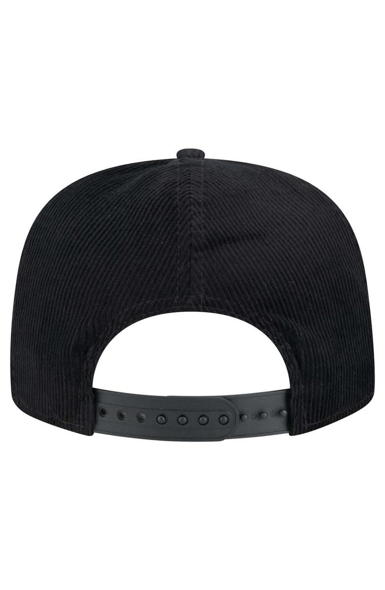 New Era Men's New Era Black Cincinnati Bengals City Originals Corduroy Skipper Golfer Snapback Hat, Alternate, color, Black