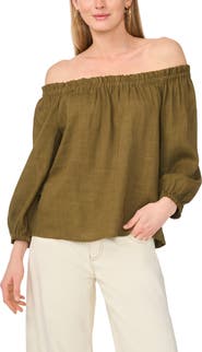 Vince Camuto Off the Shoulder Puff Sleeve Top