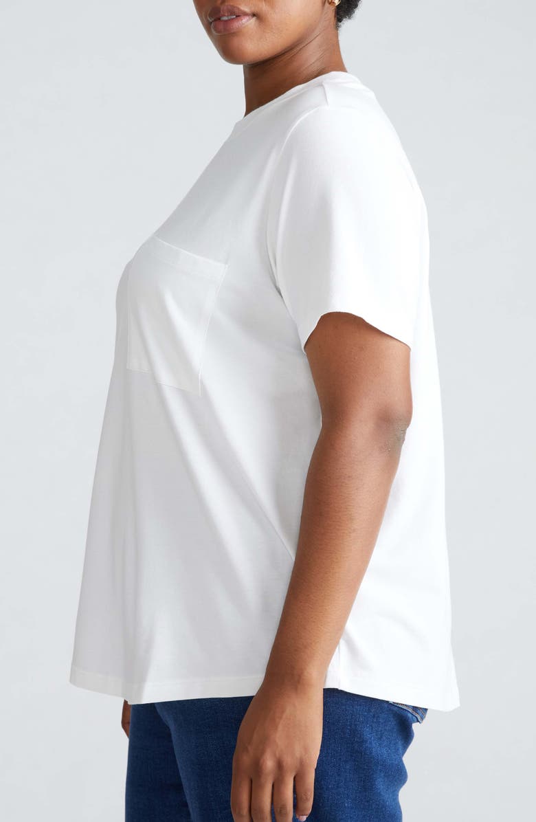 Universal Standard Garcon T-Shirt, Alternate, color, White