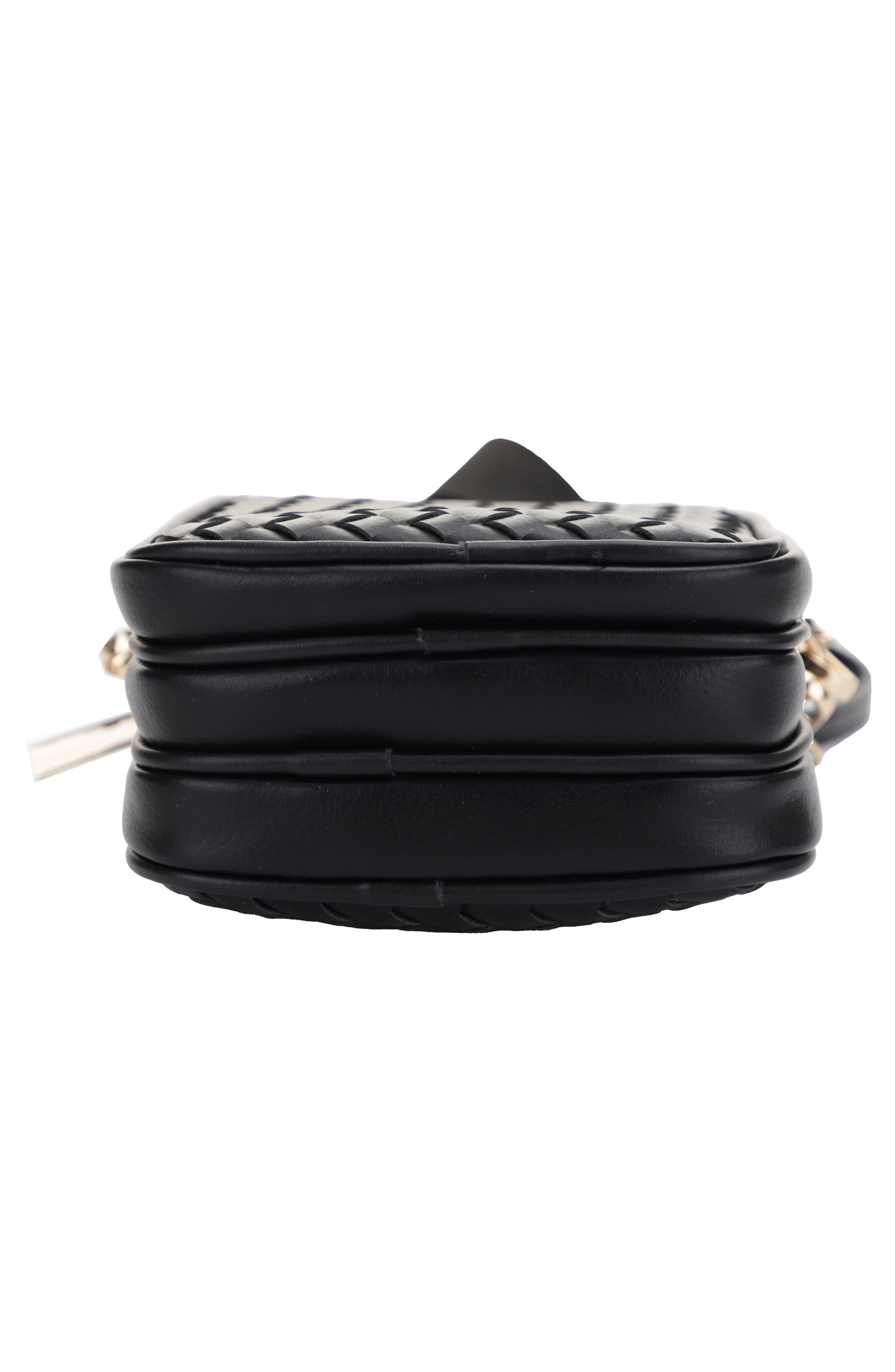 Mali + Lili Josephine Woven Vegan Leather Crossbody Bag, Alternate, color, 