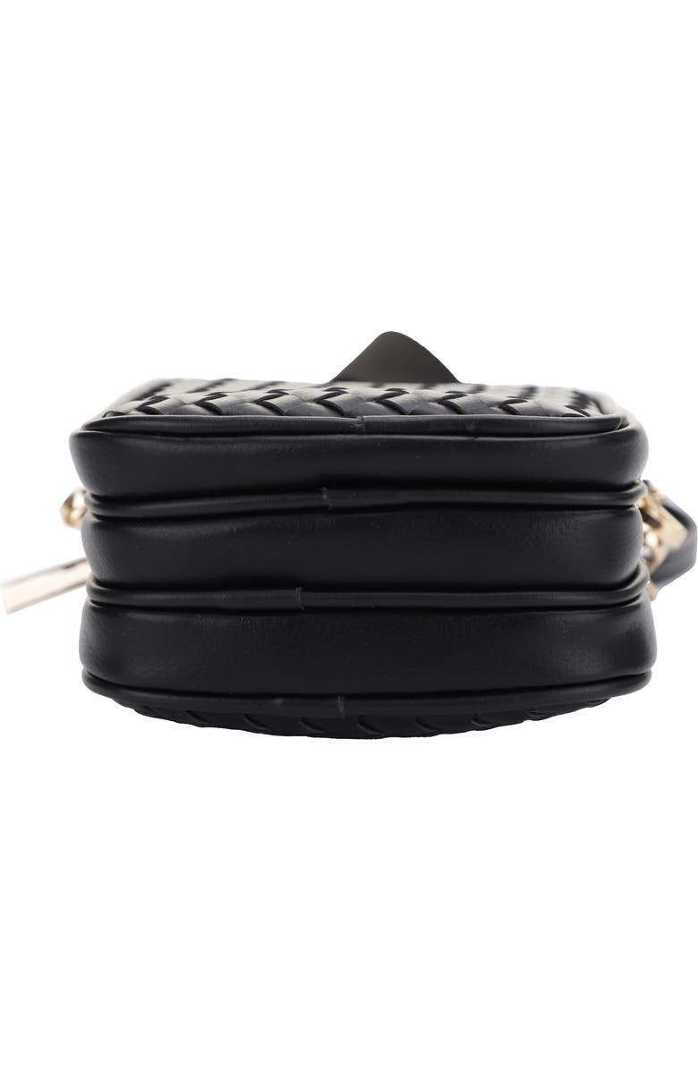 Mali + Lili Josephine Woven Vegan Leather Crossbody Bag, Alternate, color,