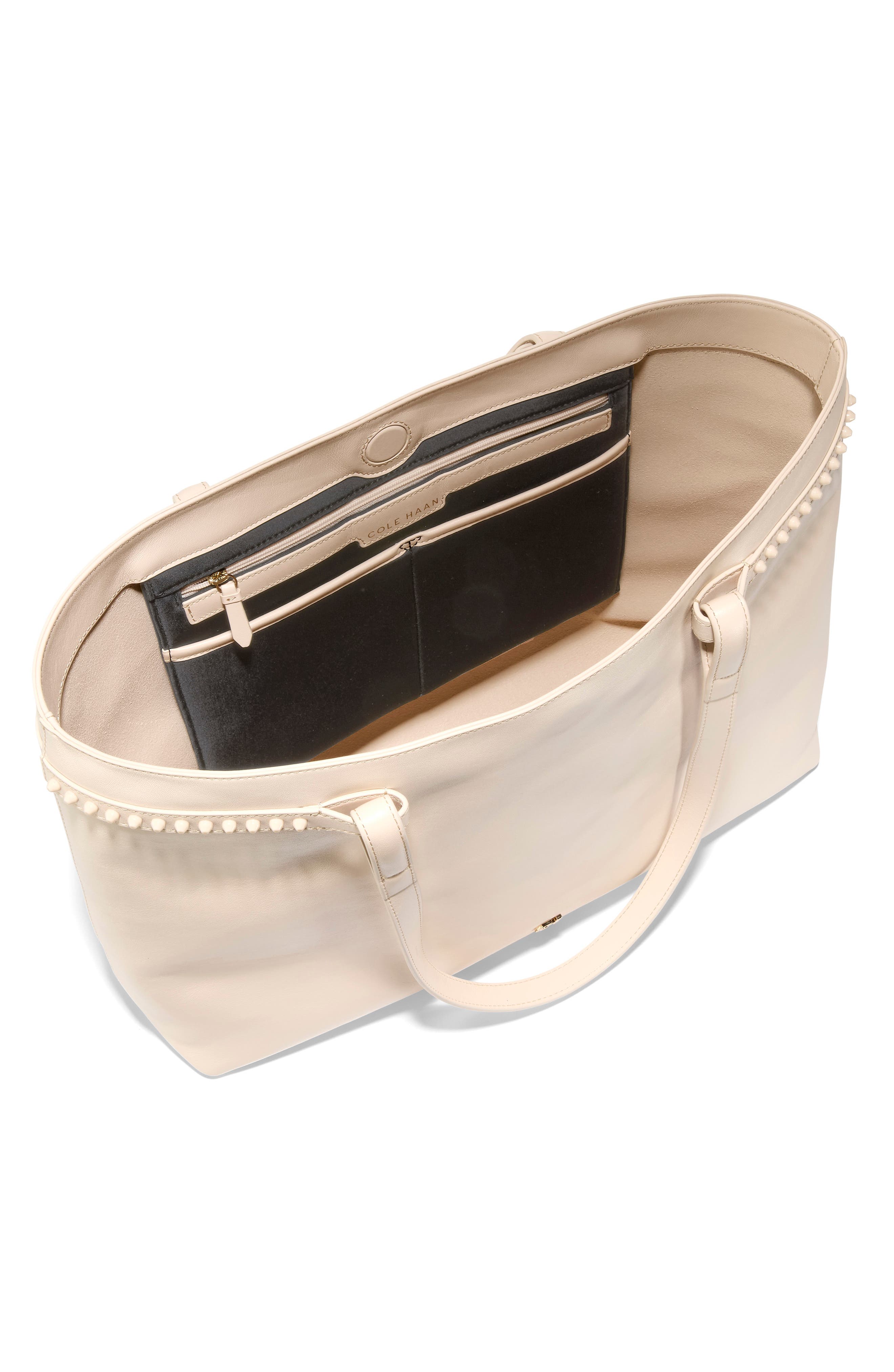 Essential Soft Leather Tote, Alternate, color, SAND DOLLAR