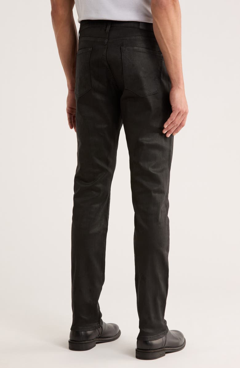 John Varvatos Coated Slim Fit Jeans, Alternate, color, 