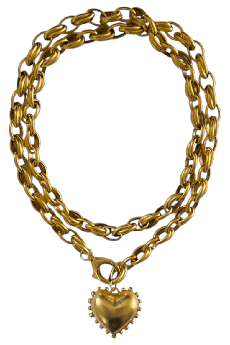 Marley Necklace, Main, color, Gold