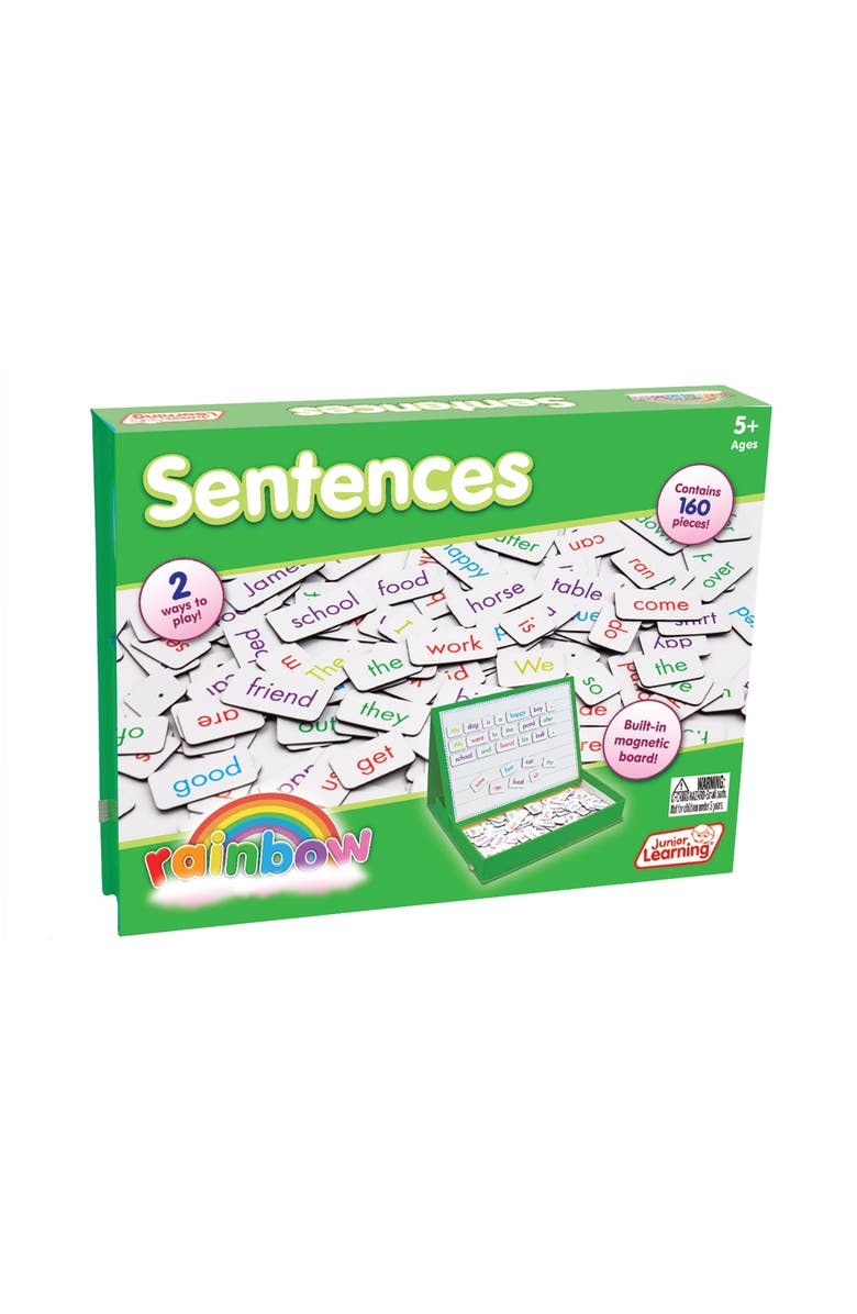 Junior Learning XC Junior Learning Sentences Rainbow with Whiteboard, Set of 160, Main, color, Multicolored
