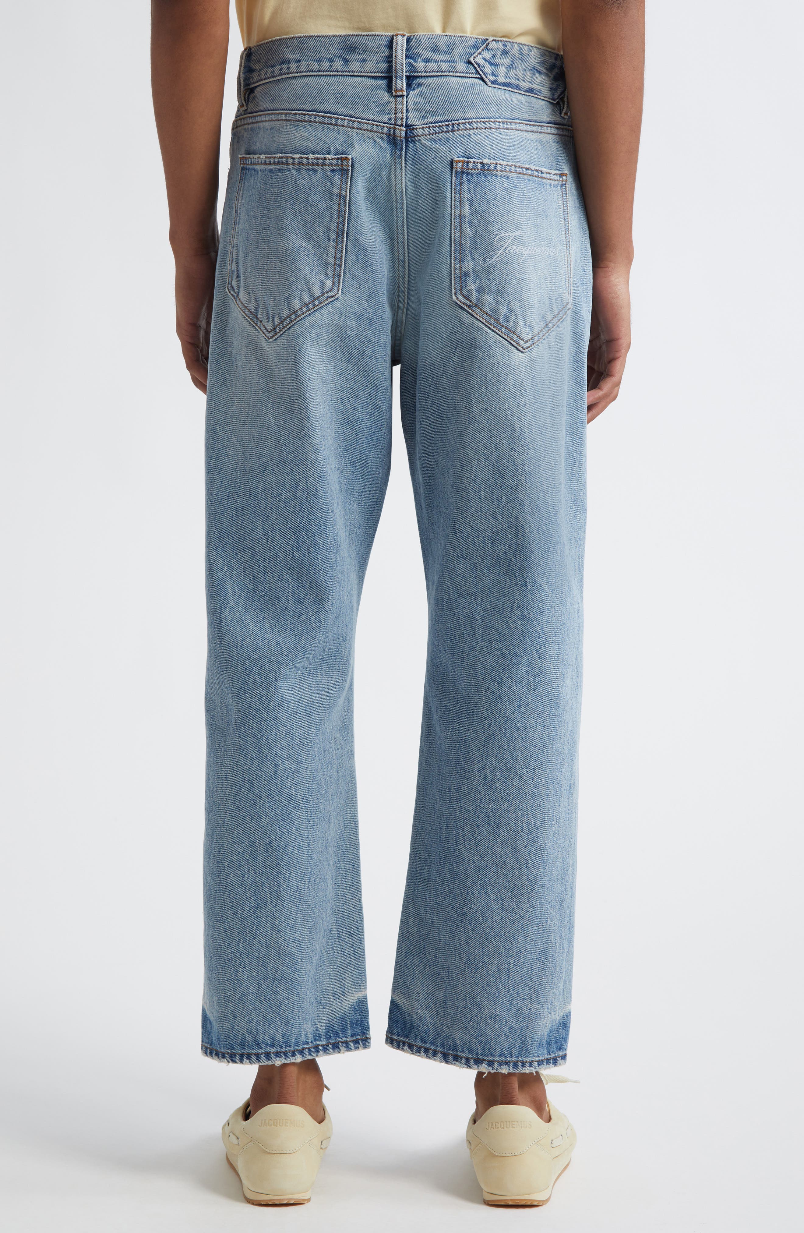 Le De-Nîmes Venice Straight Leg Jeans (Men) | Nordstrom