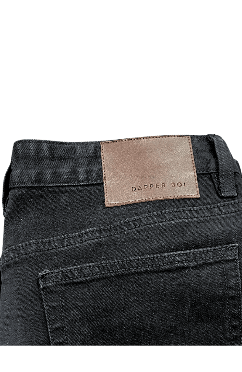 Dapper Boi Slim-Straight, Premium Black Stretch Jeans, Alternate, color, 