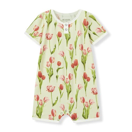 Milkbarn Luxe Stretch Shortall In Green