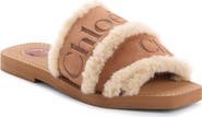 Chloé Woody Genuine Shearling Sandal
