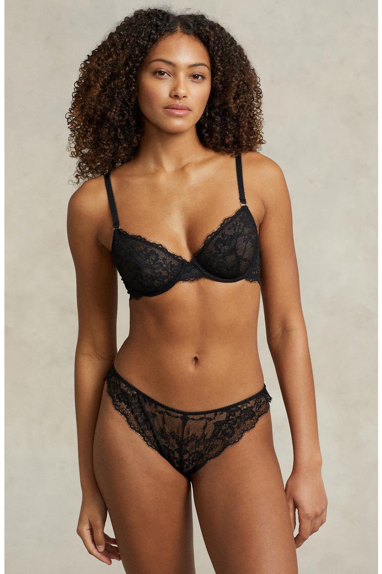 Lace Tanga, Alternate, color, ONYX