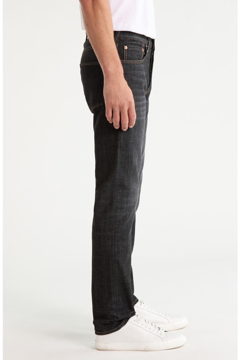The Charlie Slim Straight Leg Jeans, Alternate, color, FUJI BLACK