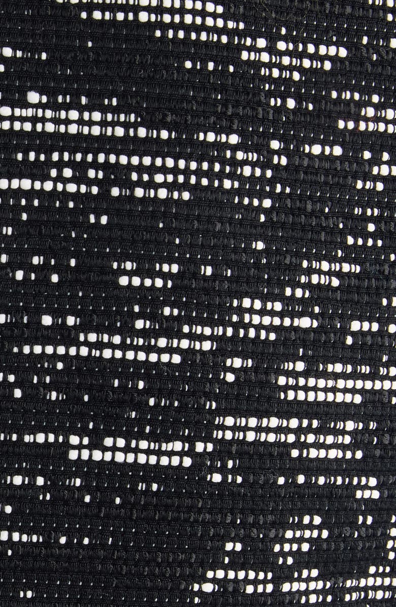 Dries Van Noten Beaura Abstract Swirl Jacquard Double Breasted Blazer, Alternate, color, Black