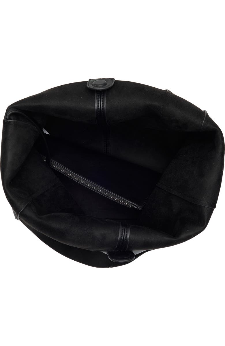 BCBG Double Strap Hobo Bag, Alternate, color, Black