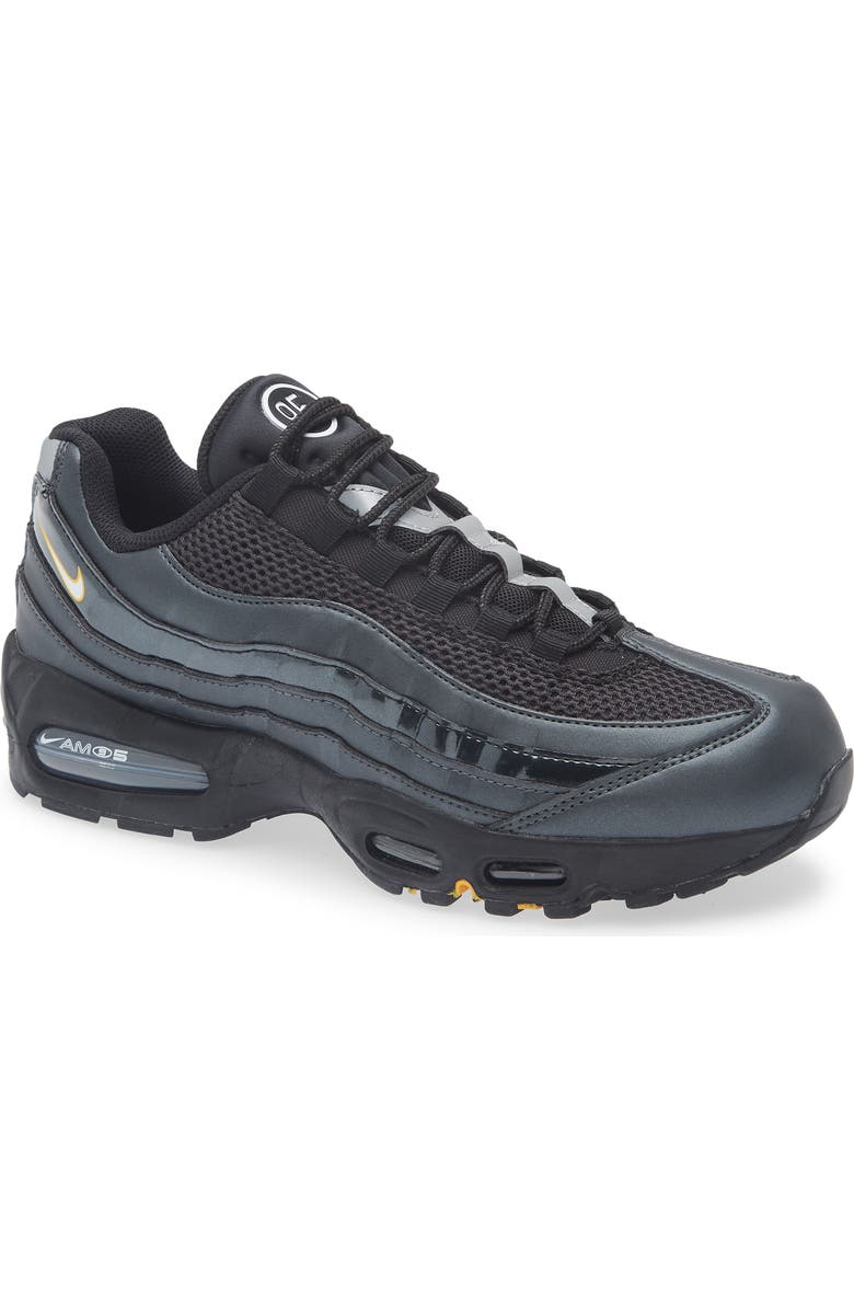 Nike Air Max 95 Big Bubble Sneaker, Main, color, Black/ White/ University Gold