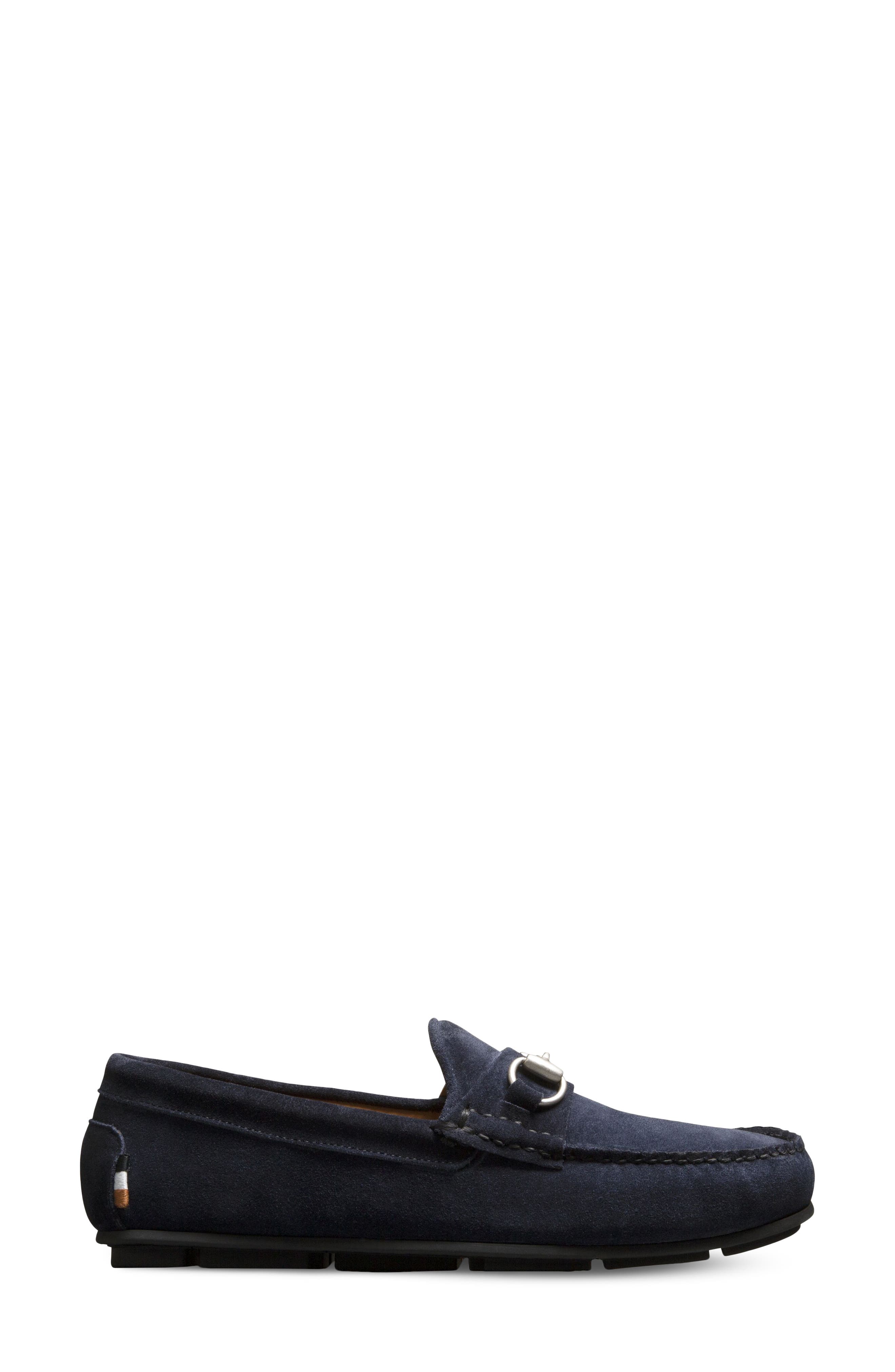 Allen Edmonds Sebastian Bit Loafer, Alternate, color, Navy Suede