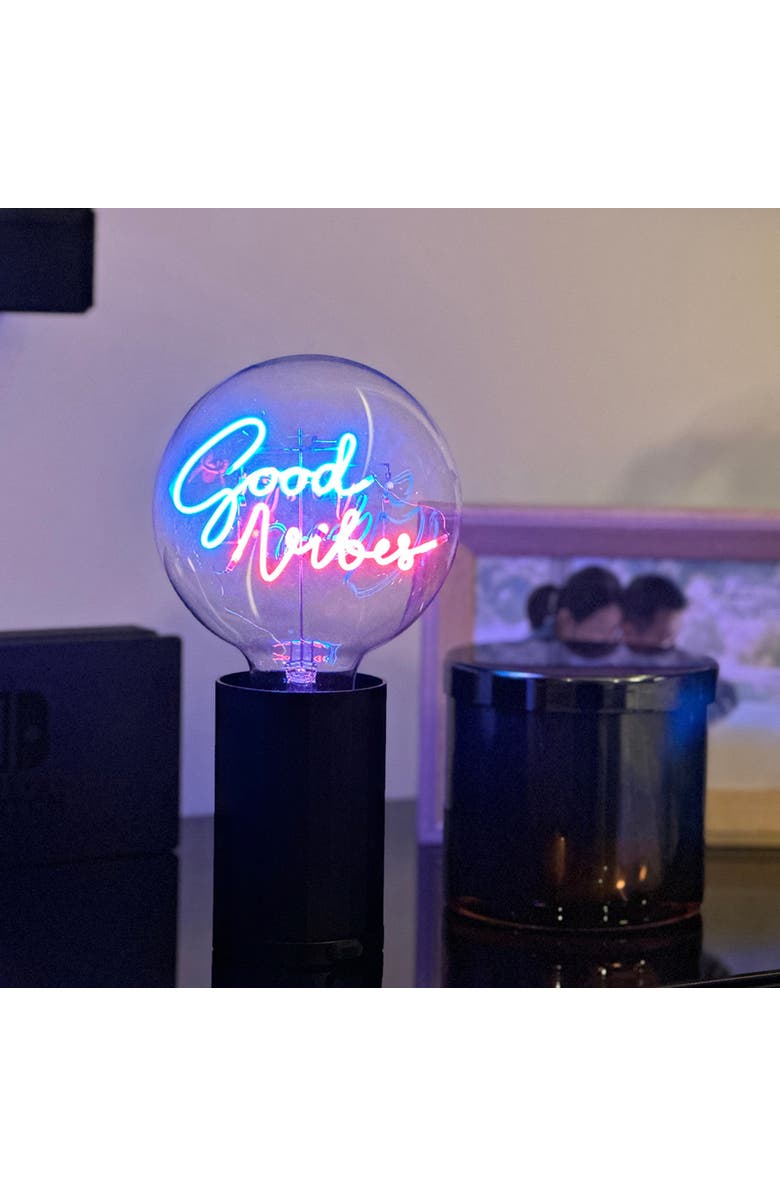 MITB Good Vibes Portable Table Lamp, Alternate, color, Black