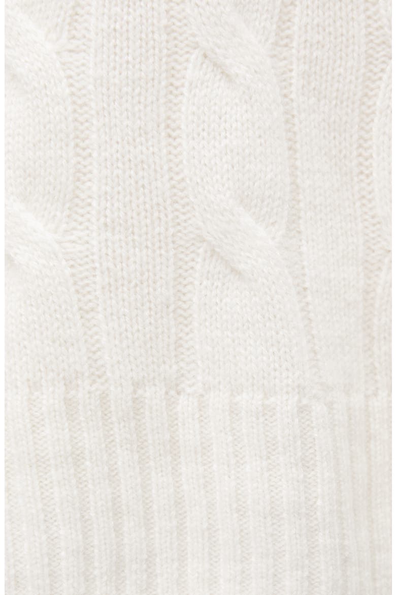 Cable Stitch Wool Sweater, Alternate, color, ECRU