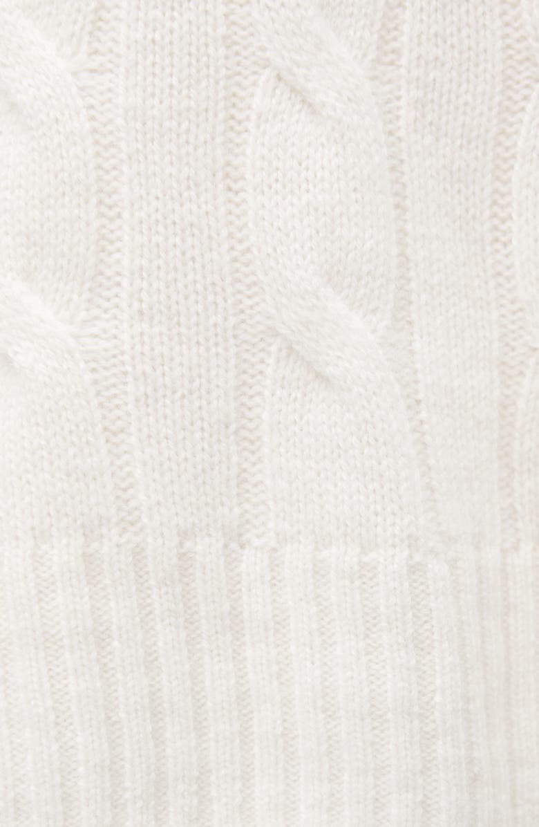 MANGO Cable Stitch Wool Sweater, Alternate, color, 